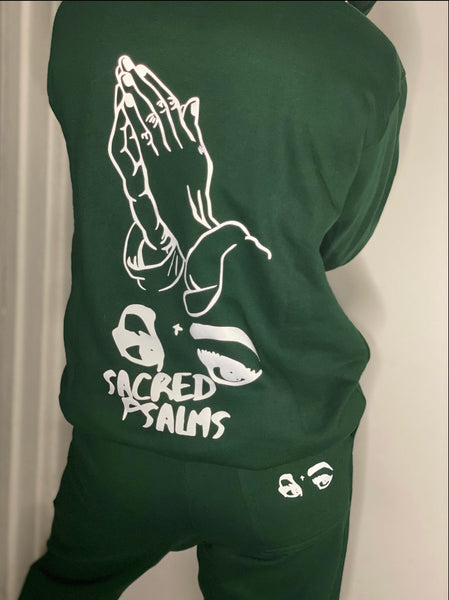 Traditional Green Reflective Hoodie