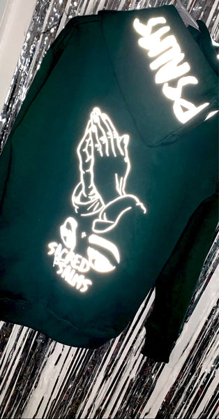 Traditional Green Reflective Hoodie