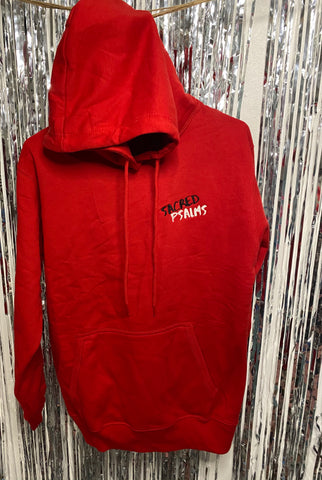 Red Plain hoodie